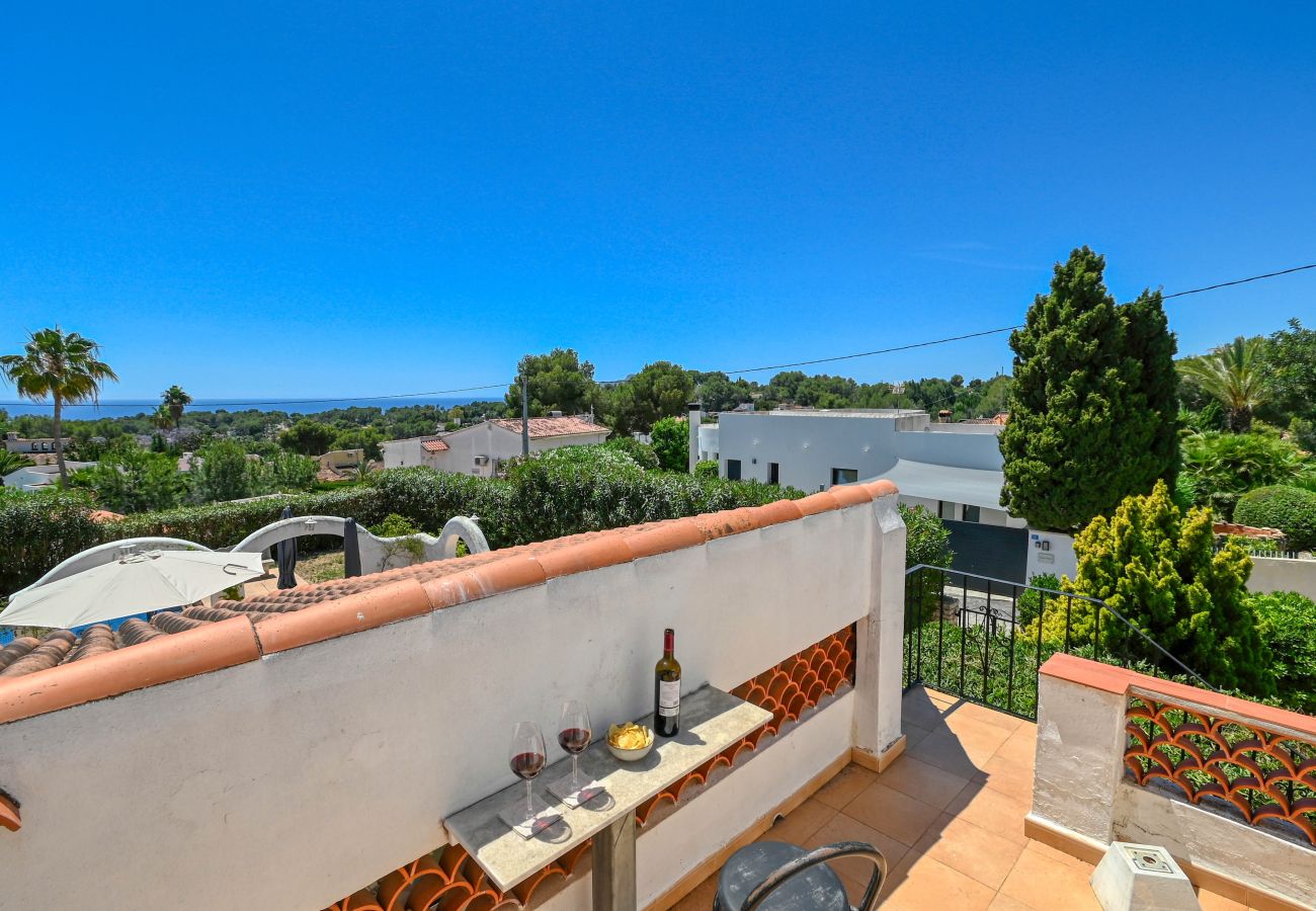 Huis in Benissa - Charmant vakantiehuis met gastenverblijf, zwembad en prachtig uitzicht